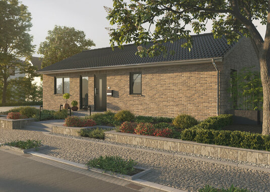 Bungalow-100-Strasse-Klinker-Kohle