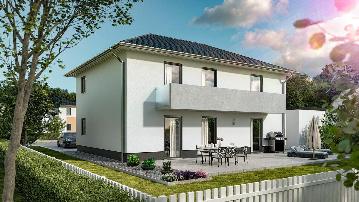 Haus mit Balkon bauen? Diese Optionen gibt es Town & Country