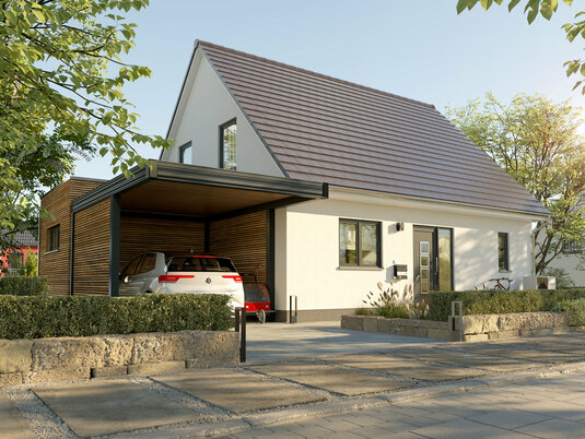 Final_Ext_Einfamilienhaus_Flair_125_Kubus_StreetView_Cam002_Carport_Holz