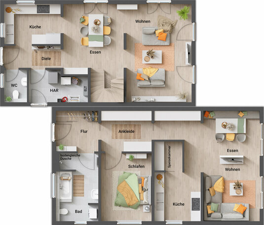 Grundriss_Einfamilienhaus_Aura_125_EG_Mehrgenerationen-geschnitten